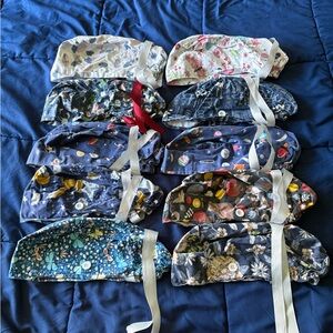 10 ponytail style scrub caps